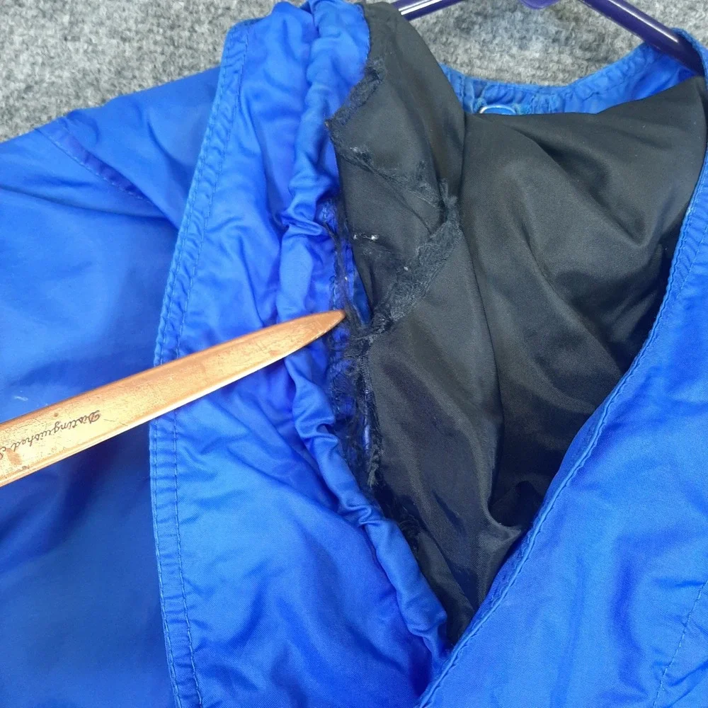 Helly Hansen Vintage Windbreaker Jacket S Blue Mens Gorpcore Hooded Coat